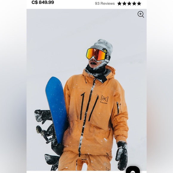 Jacket:Burton AK Hover Gore-Tex 3L jacket
Pant:Burton Freebird Gore-Tex 3L pants - Picture 2 of 5